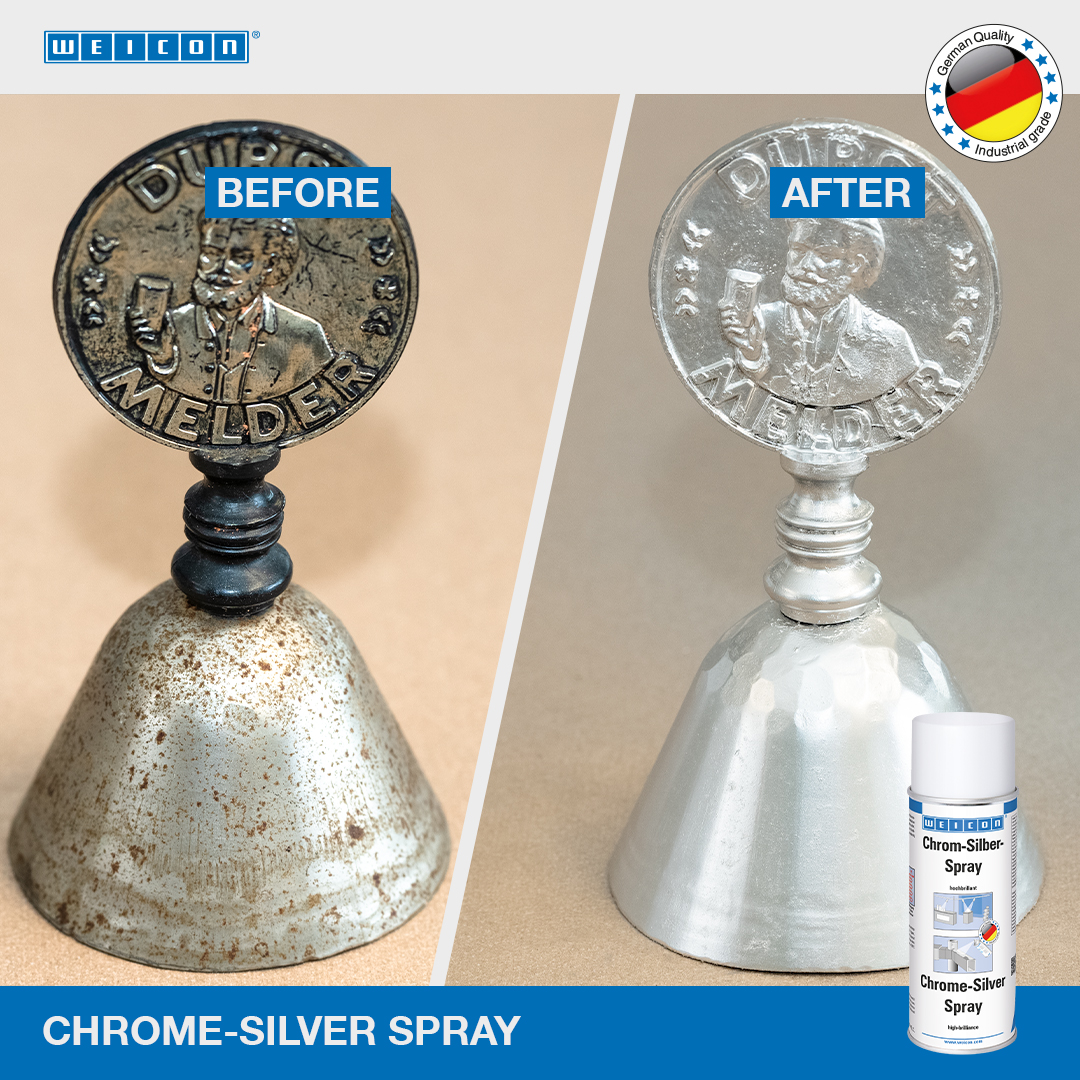 Spray Chrome-Argent | revêtement de surface extrêmement brillant